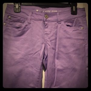 Lavender Celebrity Pink skinny jeans